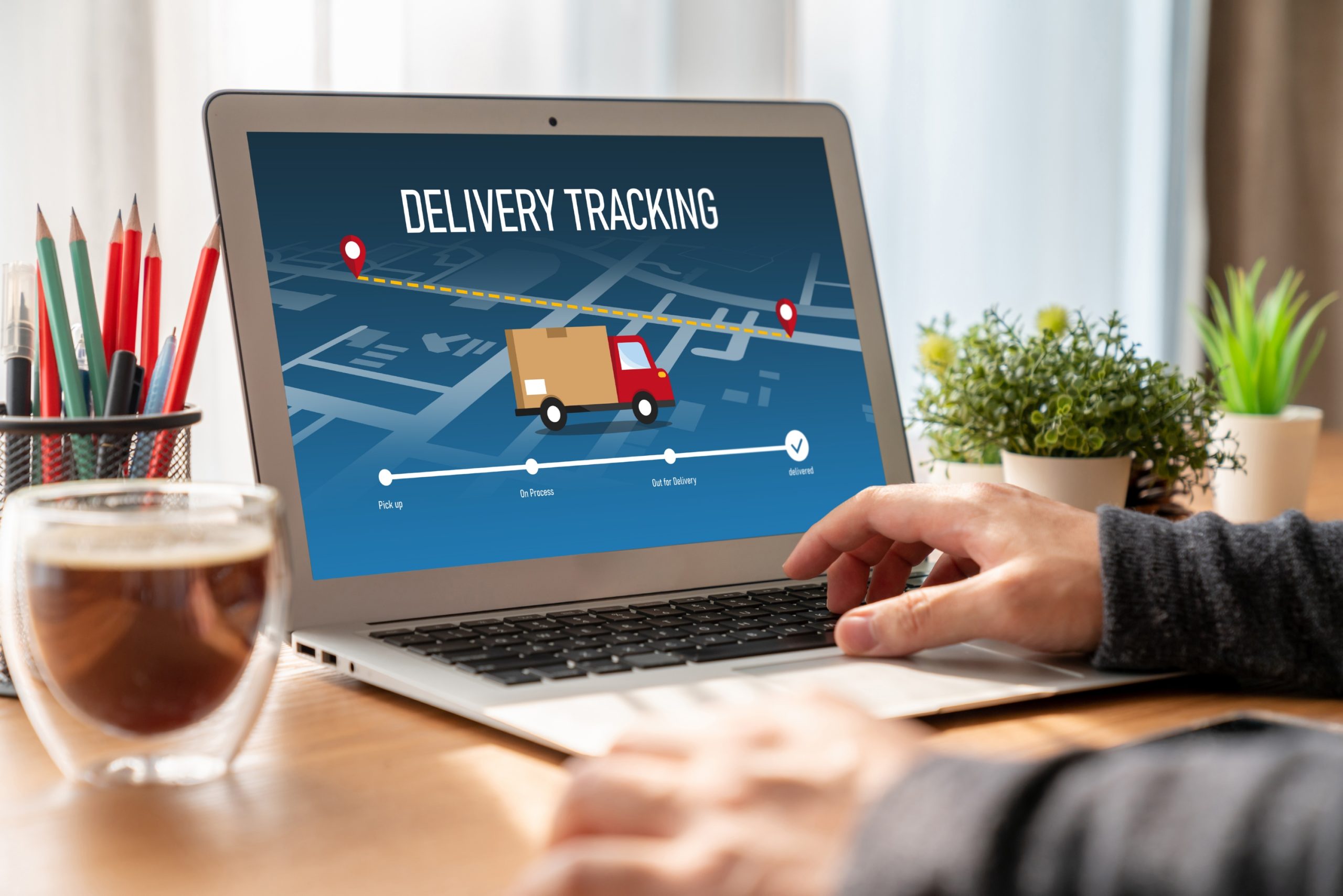 Delivery tracking system for e-commerce and modish online business